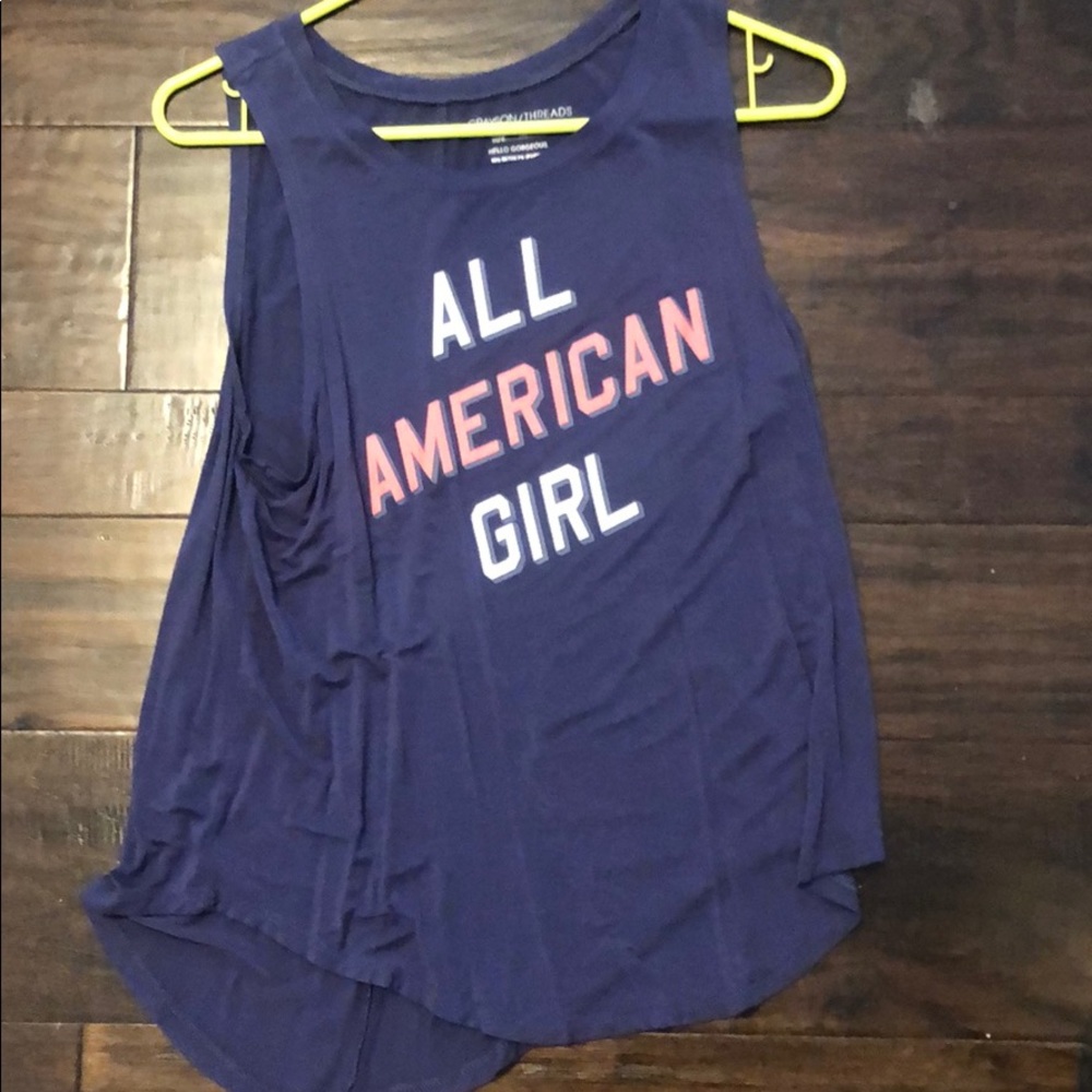 All American Girl muscle tank